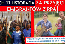 Partia Ruch 11 Listopada blokowana za mówienie prawdy o ludobójstwie w RPA!